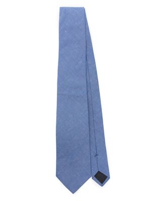 FURSAC slub-texture tie - Blue