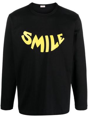 FURSAC Smile cotton sweatshirt - Black