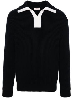 FURSAC spread-collar jumper - Blue