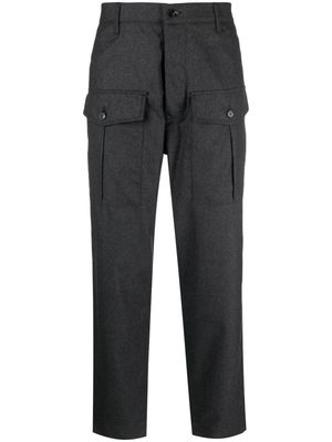 FURSAC straight-leg flannel cargo trousers - Grey