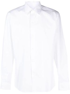 FURSAC straight-point collar cotton shirt - White