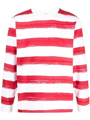 FURSAC stripe-print long-sleeve T-shirt - Red