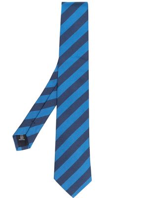 FURSAC striped silk tie - Blue