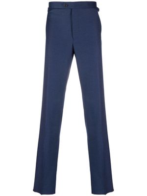 FURSAC virgin wool-blend straight-leg trousers - Blue