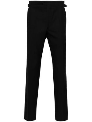 FURSAC wool-faille tuxedo trousers - Black