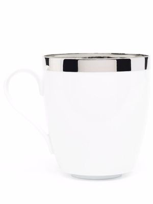 Fürstenberg Treasure Platinum coup-shaped coffee mug - White