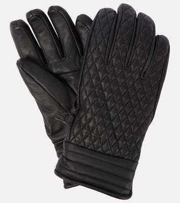Fusalp Athena quilted leather gloves
