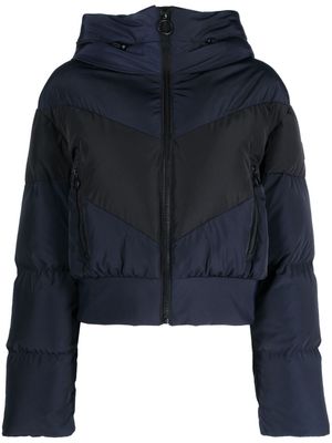 Fusalp chevron-stripe padded ski jacket - Blue