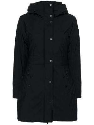 Fusalp logo-appliqué hooded raincoat - Black