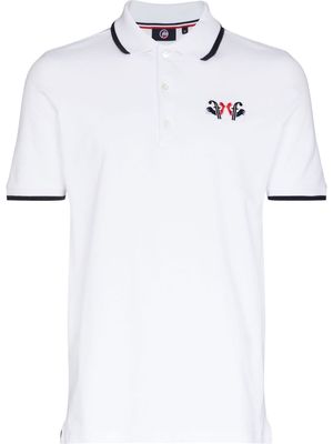 Fusalp logo-patch polo shirt - White