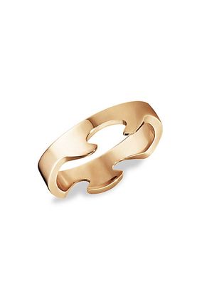Fusion Core Rings 18K Rose Gold Uneven Edge Ring