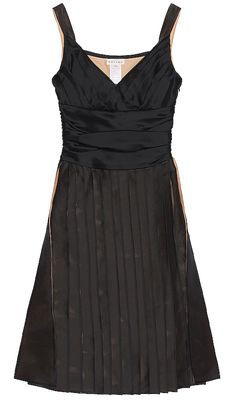 FWRD Renew Celine Silk Dress in Black