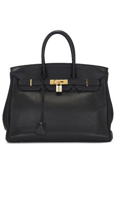 FWRD Renew Hermes Birkin 35 Handbag in Black.