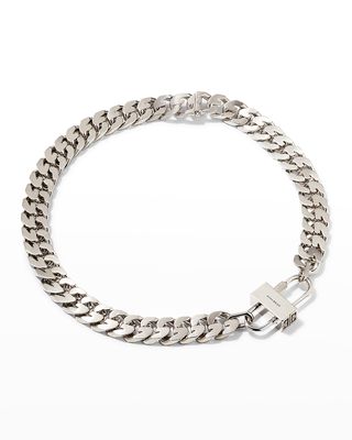 G-Chain Lock Small Necklace