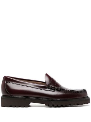 G.H. Bass & Co. Larson slip-on loafers - Red