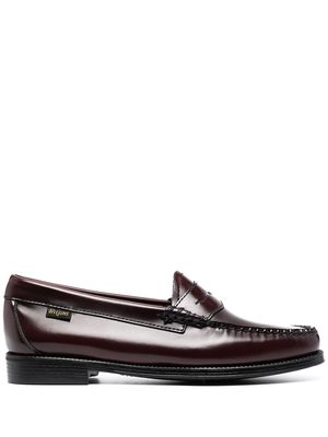 G.H. Bass & Co. slip-on penny loafers - Red