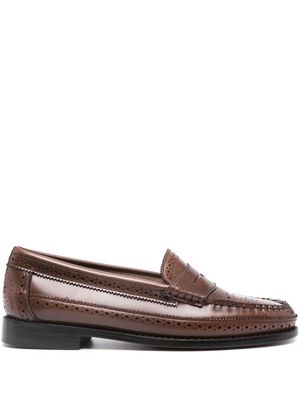 G.H. Bass & Co. Weejuns Brogue Penny loafers - Brown