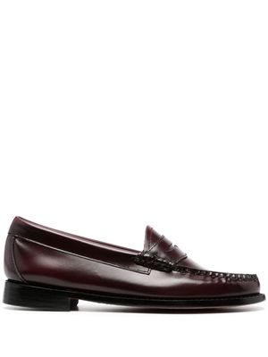 G.H. Bass & Co. Weejuns penny-slot loafers - Red