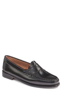 G.H. BASS & Co. Whitney Leather Loafer in Black Leather