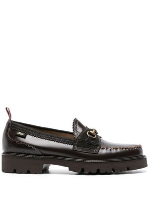 G.H. Bass & Co. x Nicholas Daley leather loafers - Brown
