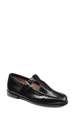 G.H. BASS Mary Jane Moc Toe Loafer in Black
