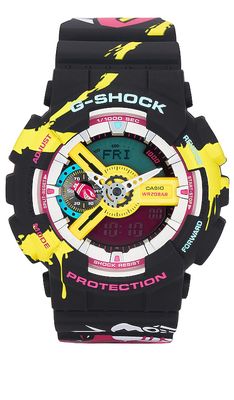 G-Shock x League Of Legends GA110 Watch in Black.