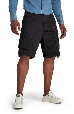 G-Star RAW Rovic Zip Loose Shorts in Black 