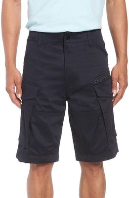 G-Star RAW Rovic Zip Loose Shorts in Mazarine Blue