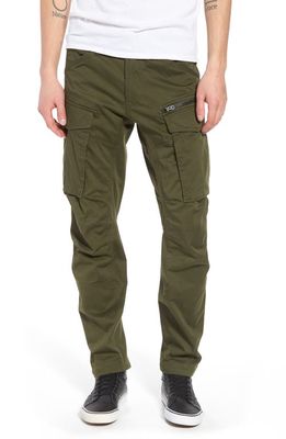 G-Star RAW Rovik Tapered Fit Cargo Pants in Dark Bronze Green at Nordstrom, Size 30 X 34