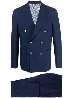 GABO NAPOLI double-breasted suit set - Blue