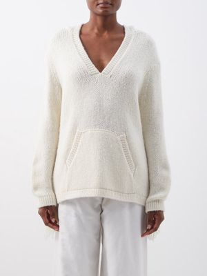 Gabriela Hearst - Alessio Cashmere Hooded Sweatshirt - Womens - Ivory