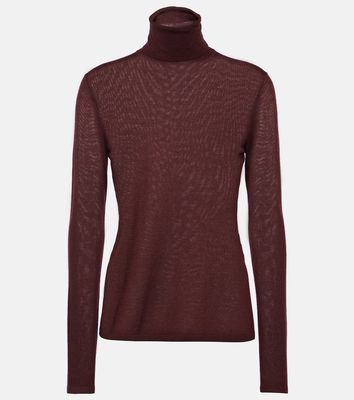 Gabriela Hearst Cashmere and silk turtleneck sweater