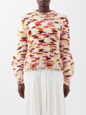Gabriela Hearst - Clarissa Space-dyed Cashmere Sweater - Womens - Red Multi