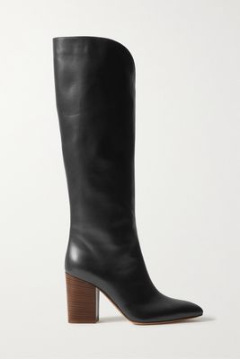 Gabriela Hearst - Cora Leather Knee Boots - Black
