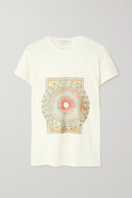 Gabriela Hearst - Guibert Printed Cashmere T-shirt - White