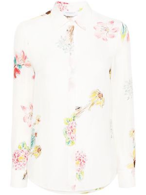 Gabriela Hearst Henri floral-print silk shirt - Neutrals