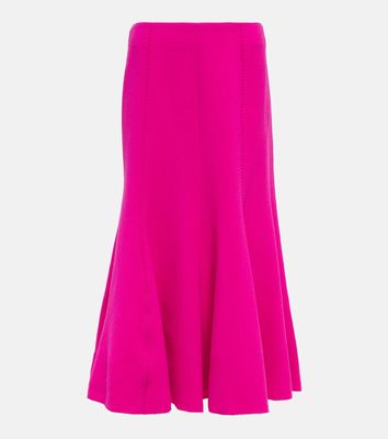 Gabriela Hearst High-rise virgin wool maxi skirt
