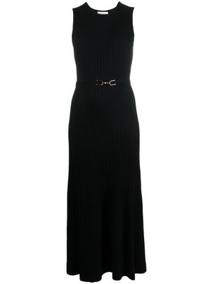 Gabriela Hearst horsebit-detail knitted maxi dress - Black