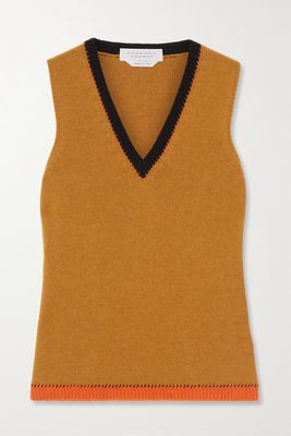 Gabriela Hearst - Humphrey Color-block Cashmere Vest - Brown