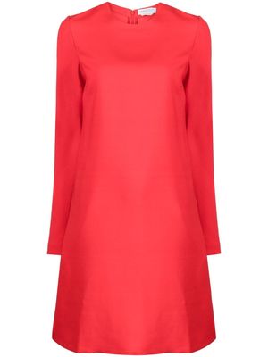 Gabriela Hearst Keller long-sleeved A-line dress - Red