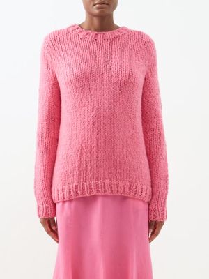 Gabriela Hearst - Lawrence Cashmere Sweater - Womens - Bright Pink