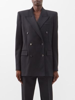 Gabriela Hearst - Layne Wool-blend Suit Jacket - Womens - Black