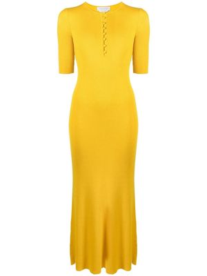 Gabriela Hearst mid-length dress - Yellow