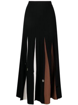 Gabriela Hearst Olya virgin wool midi skirt - Black