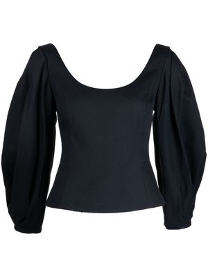 Gabriela Hearst open-back silk top - Black