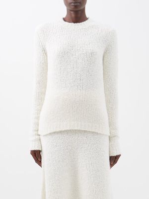 Gabriela Hearst - Philippe Bouclé Cashmere-blend Sweater - Womens - Ivory