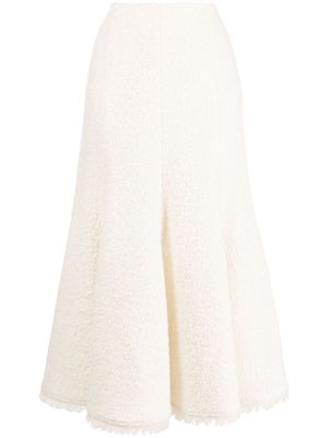 Gabriela Hearst textured midi skirt - White
