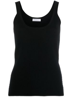Gabriela Hearst U-neck sleeveless knitted top - Black