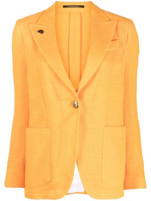 Gabriele Pasini single-breasted cotton blazer - Orange