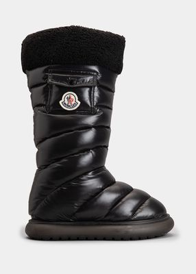 Gaia Quilted Nylon Pocket Snow Boots